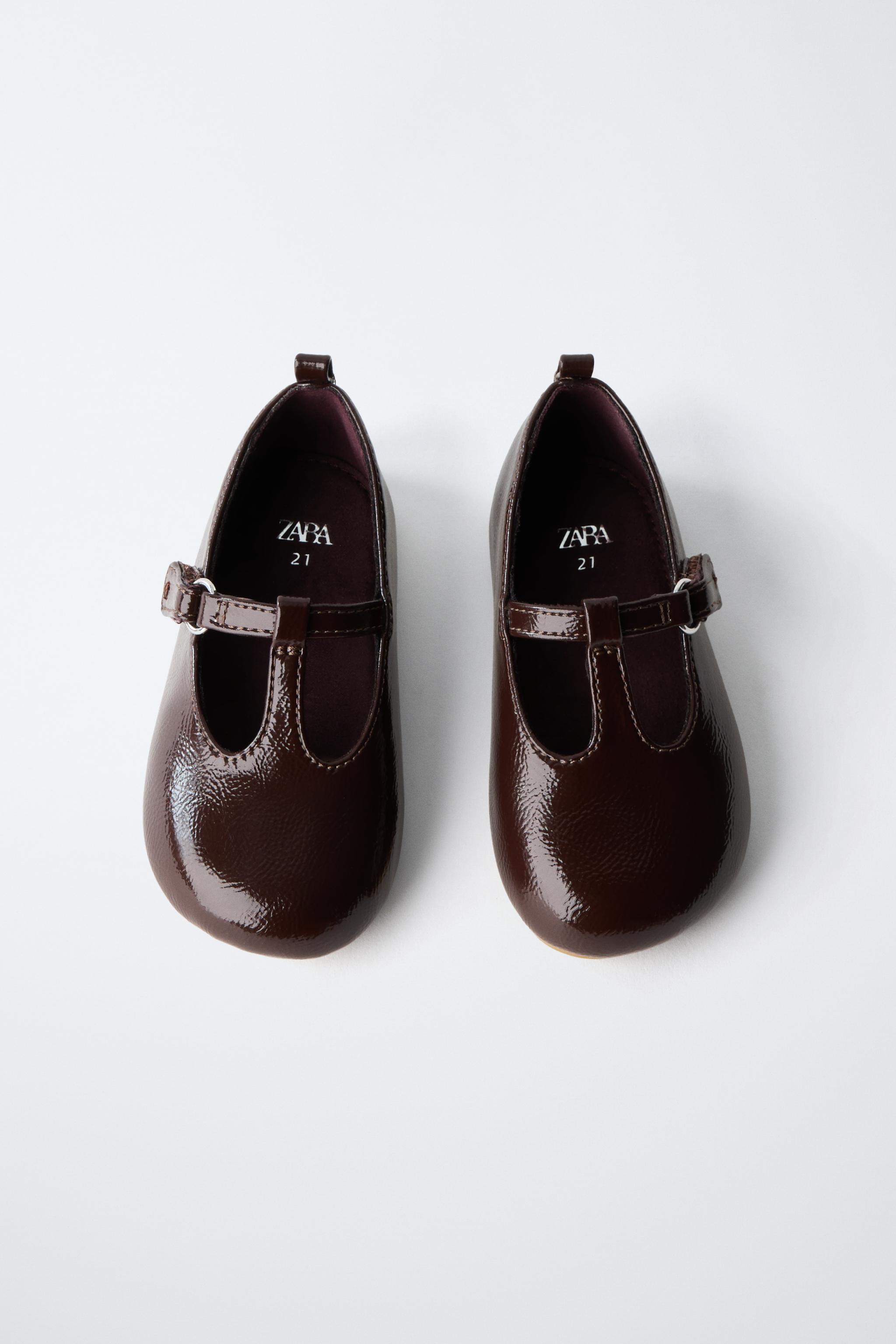 BAREFOOT PATENT BALLET FLATS